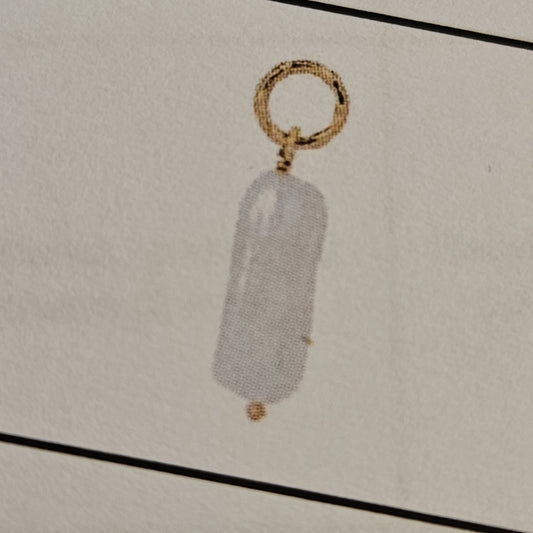 vDam Oorringhanger Parel Per Stuk 26 Mm Zilver Gerhodineerd 1340867