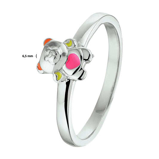 vDam Ring Beer Zilver Gerhodineerd 1328666 Maat 15