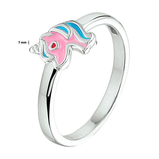 vDam Ring Eenhoorn Zilver Gerhodineerd 1328650 Maat 15