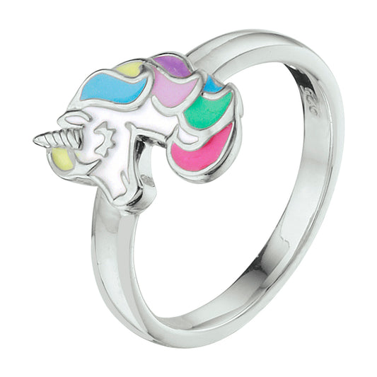 vDam Ring Eenhoorn Zilver Gerhodineerd 1337299