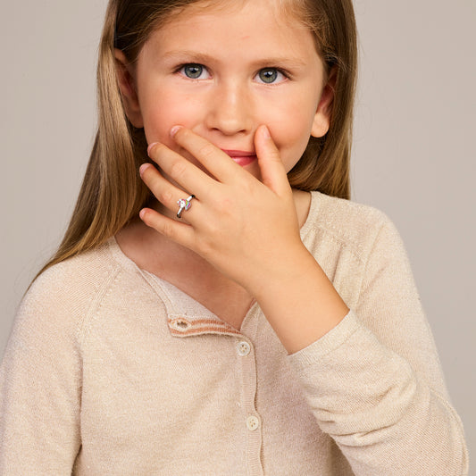 vDam Ring Eenhoorn Zilver Gerhodineerd 1341469 Maat 13½