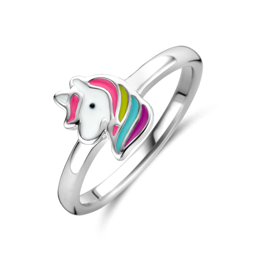 vDam Ring Eenhoorn Zilver Gerhodineerd 1341473