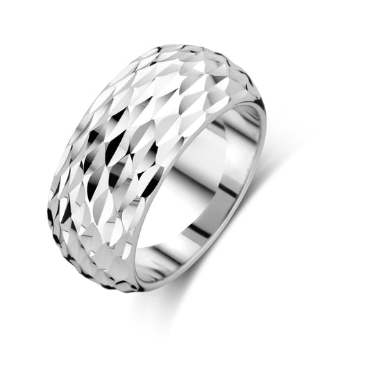 vDam Ring Gediamanteerd Zilver Gerhodineerd 1339284