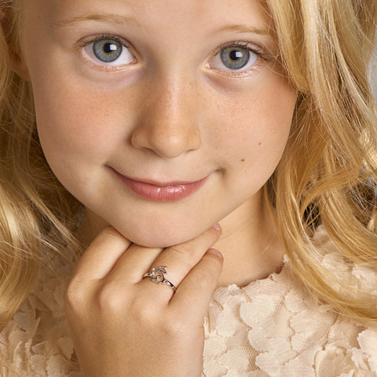 vDam Ring Konijn Zilver Gerhodineerd 1325970 Maat 14