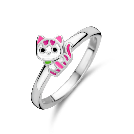 vDam Ring Poes Zilver Gerhodineerd 1335597