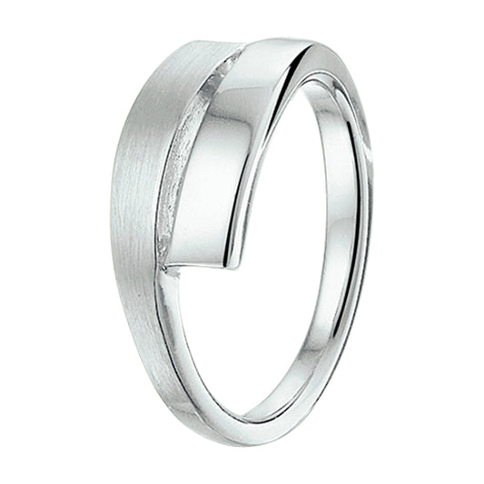 vDam Ring Poli/mat Zilver Gerhodineerd 1325332