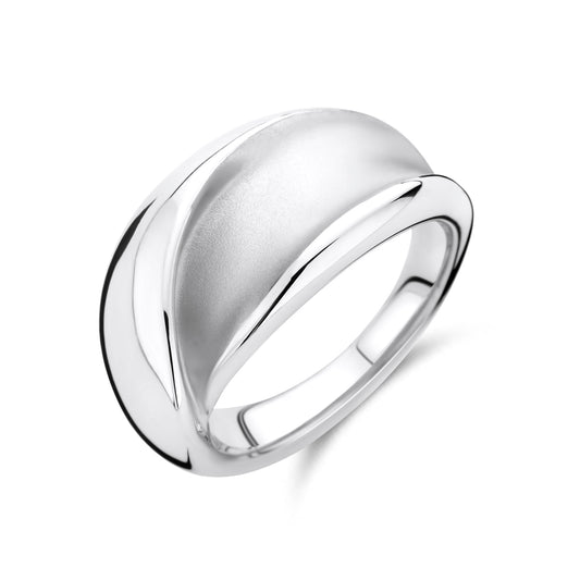 vDam Ring Poli/mat Zilver Gerhodineerd 1340837