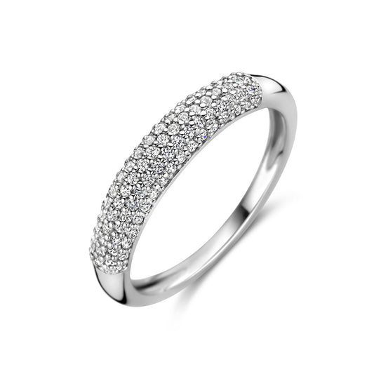 vDam Ring Zirkonia Zilver Gerhodineerd 1336939