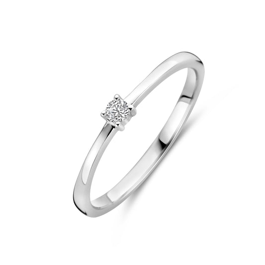 vDam Ring Zirkonia Zilver Gerhodineerd 1339764