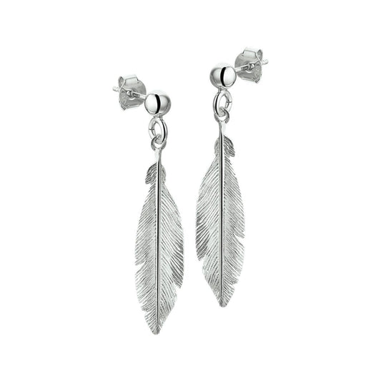 vDam Zilveren Oorhangers veer 1319522