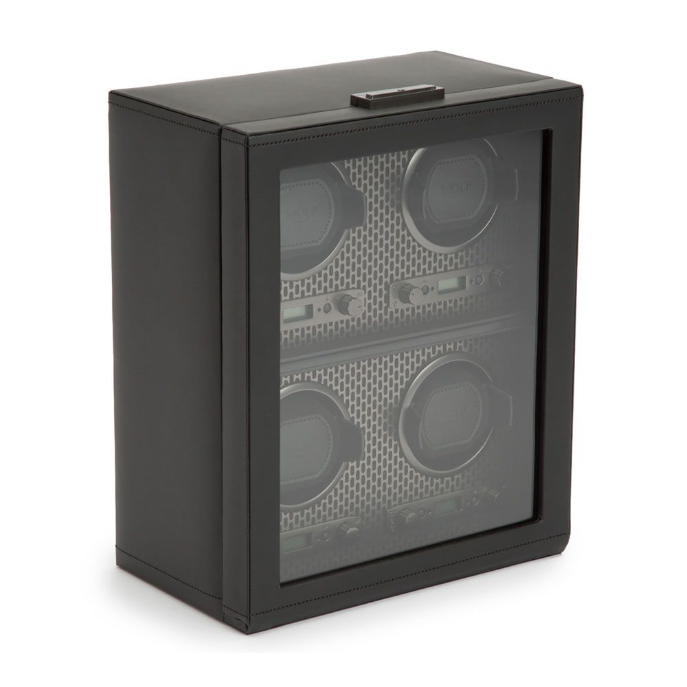 WOLF Axis Vierdubbele Horloge Opwinder 469503 - Juwelier van Dam