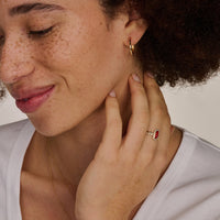 Blush Oorringen 14kt Goud 7274YGO