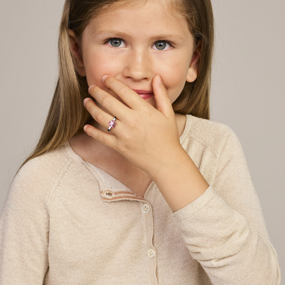 Zilveren Ring Bloem en Zirkonia 1324619
