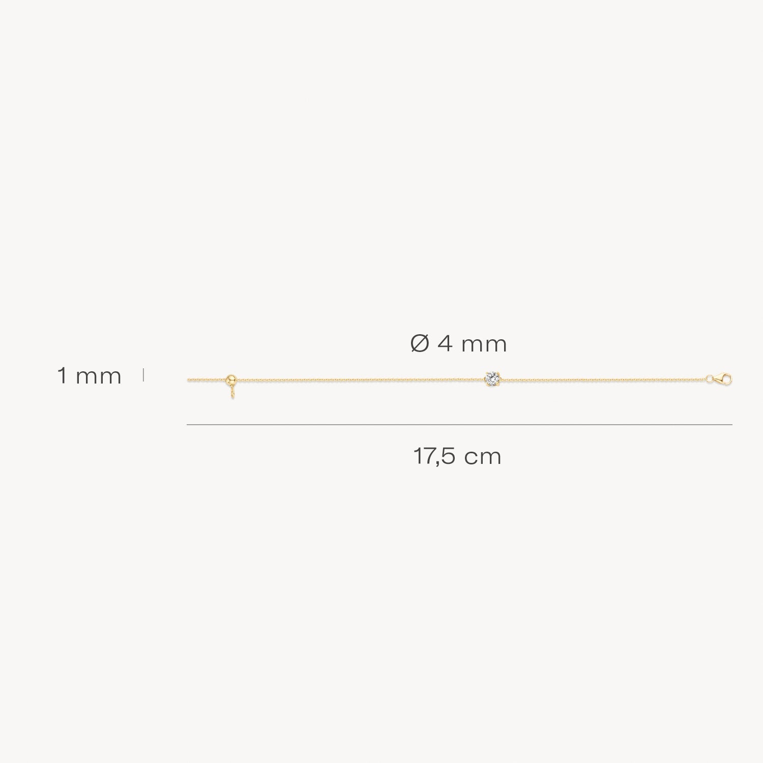 Blush Armband 14kt Goud 2166YZI