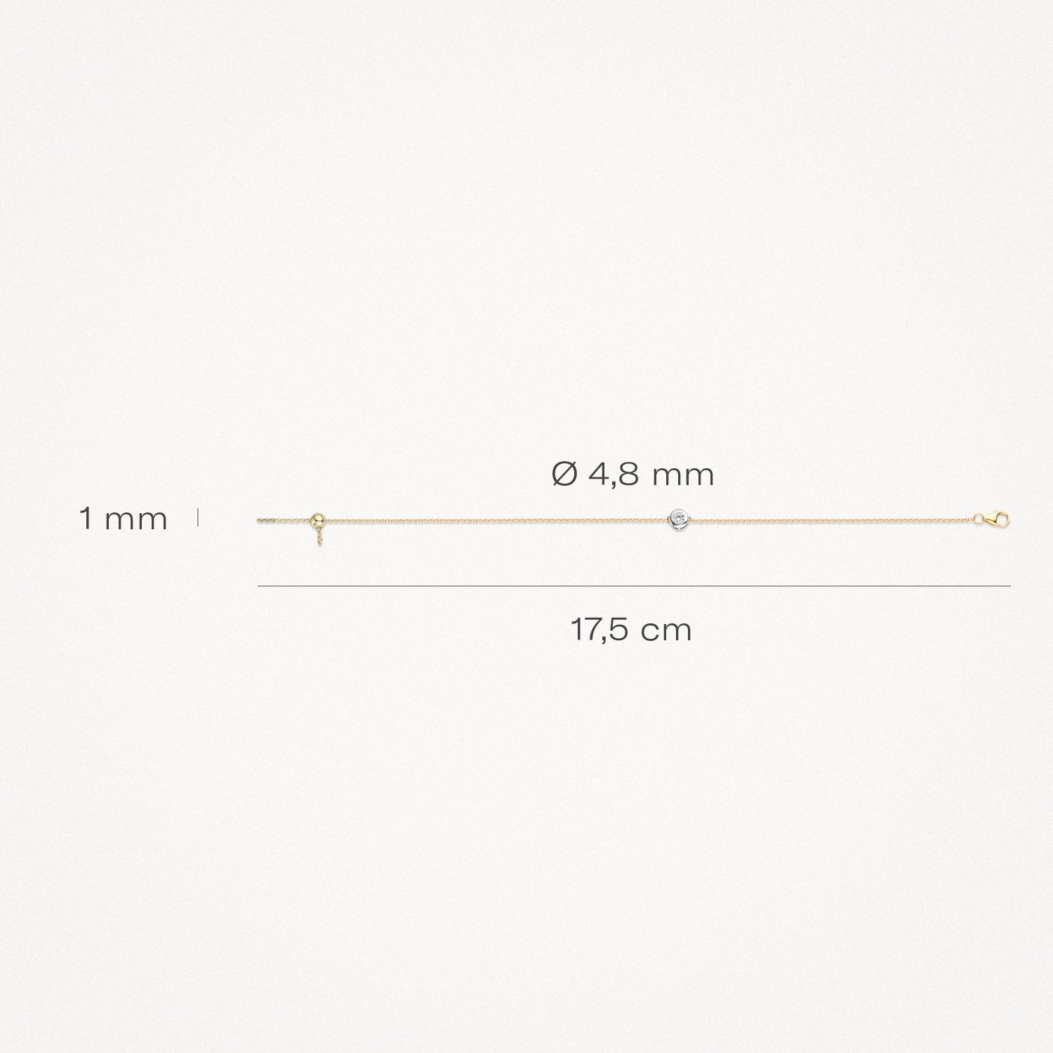 Blush Armband 14kt Goud 2167YZI