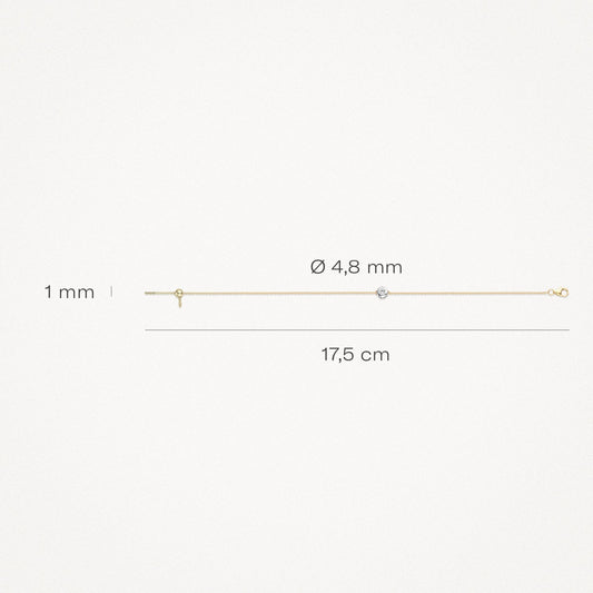 Blush Armband 14kt Goud 2167YZI