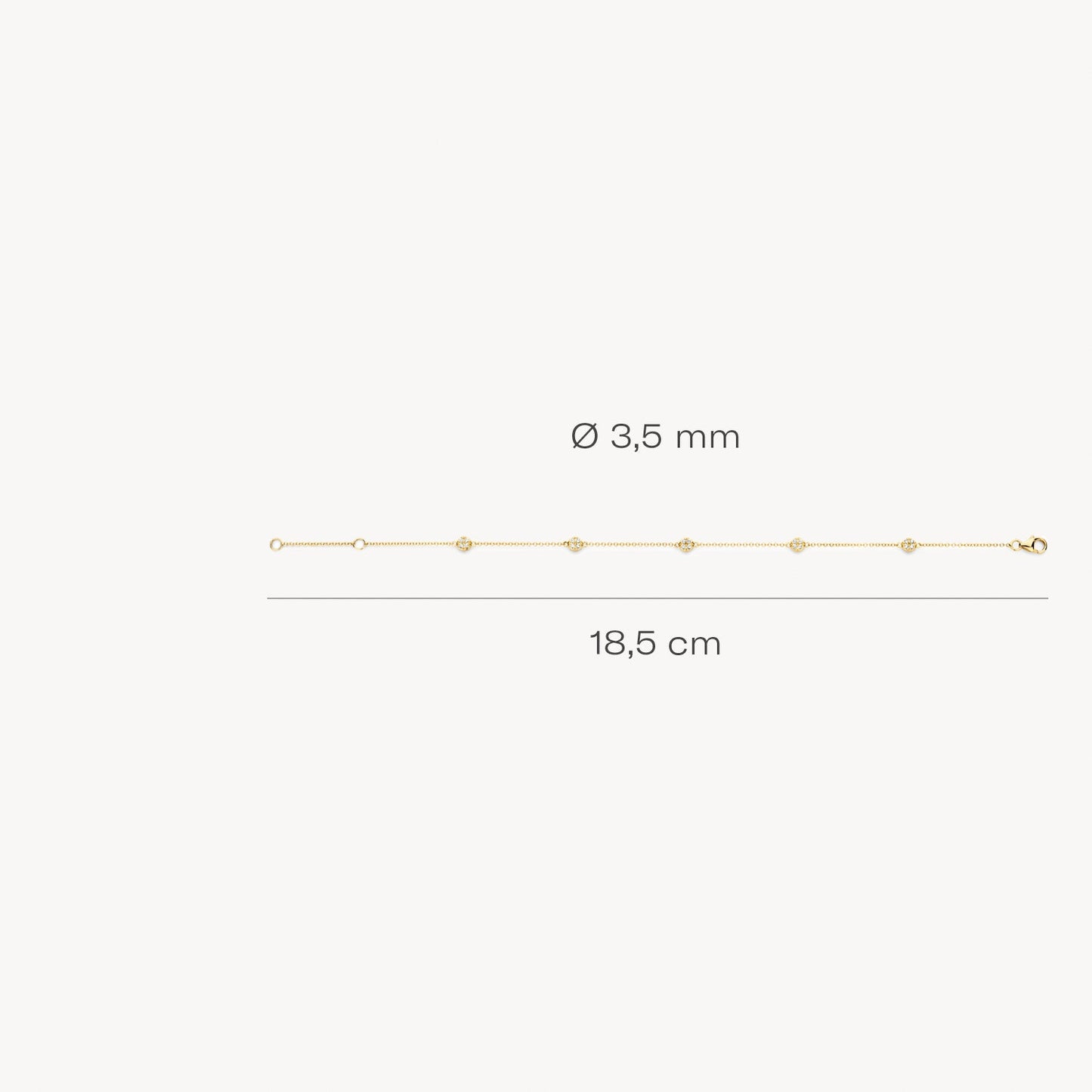 Blush Armband 14kt Goud 2213YZI