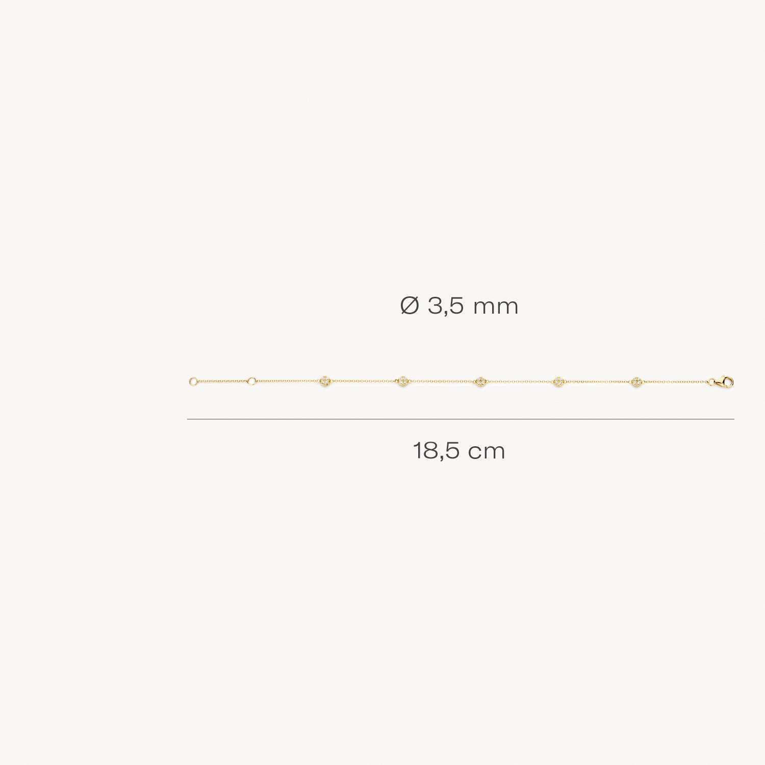 Blush Armband 14kt Goud 2213YZI