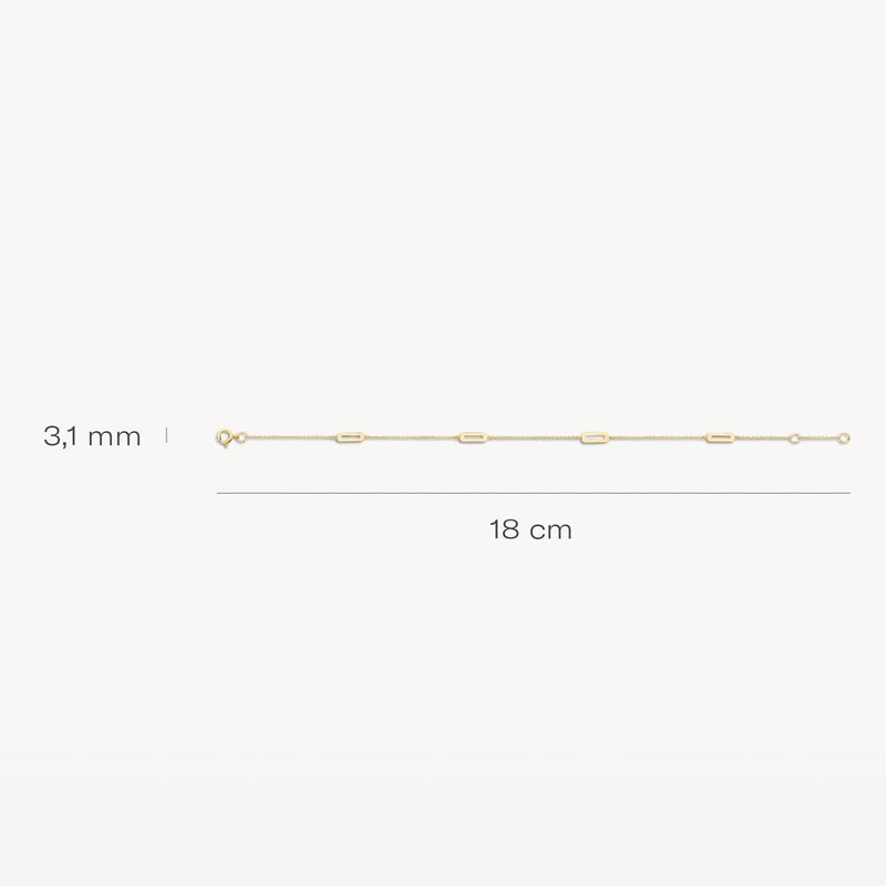 Blush Armband 14kt Goud 2220YGO