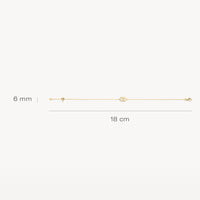 Blush Armband 14kt Goud 2223YZI