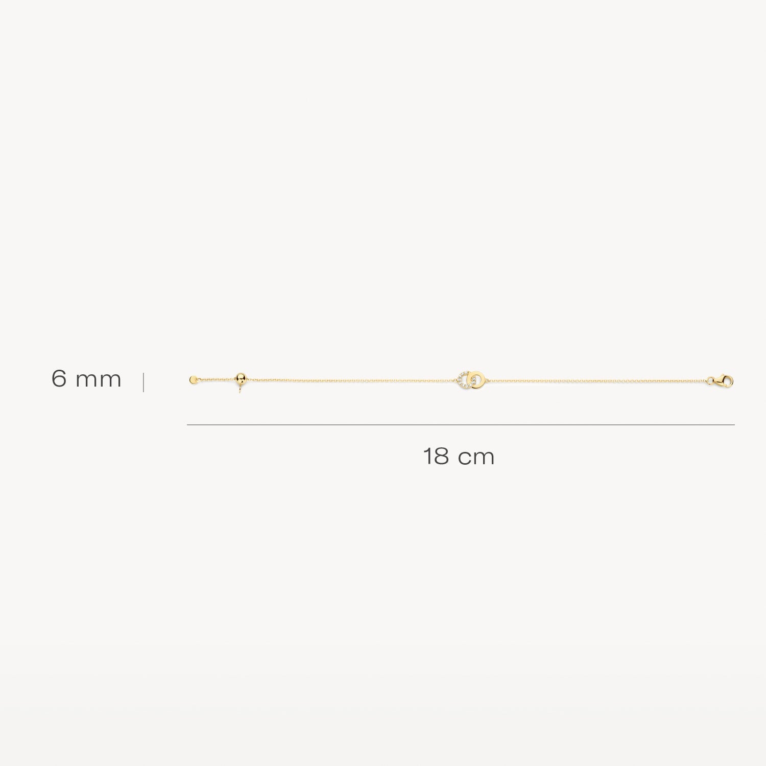 Blush Armband 14kt Goud 2223YZI