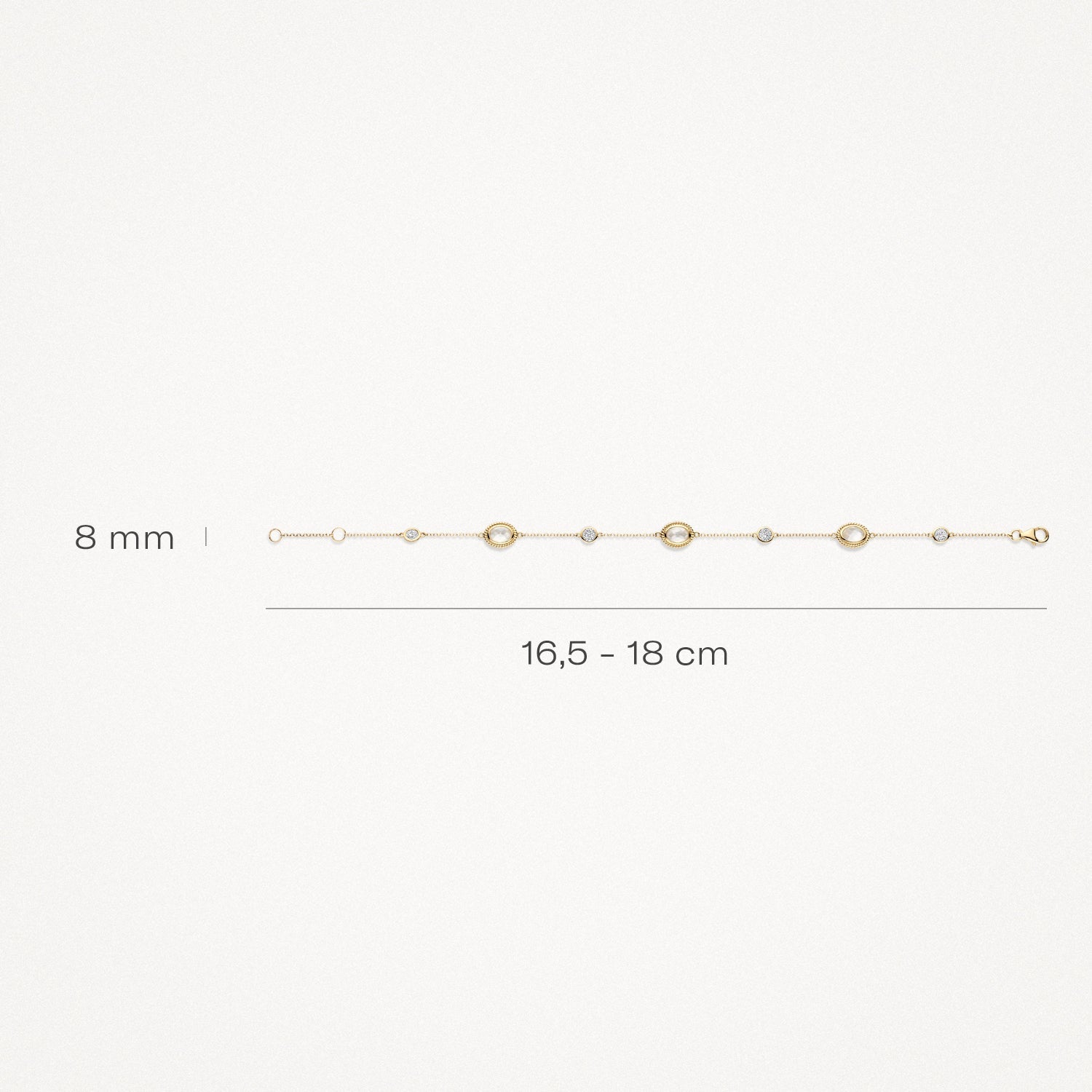 Blush Armband 14kt Goud 2252YMQ