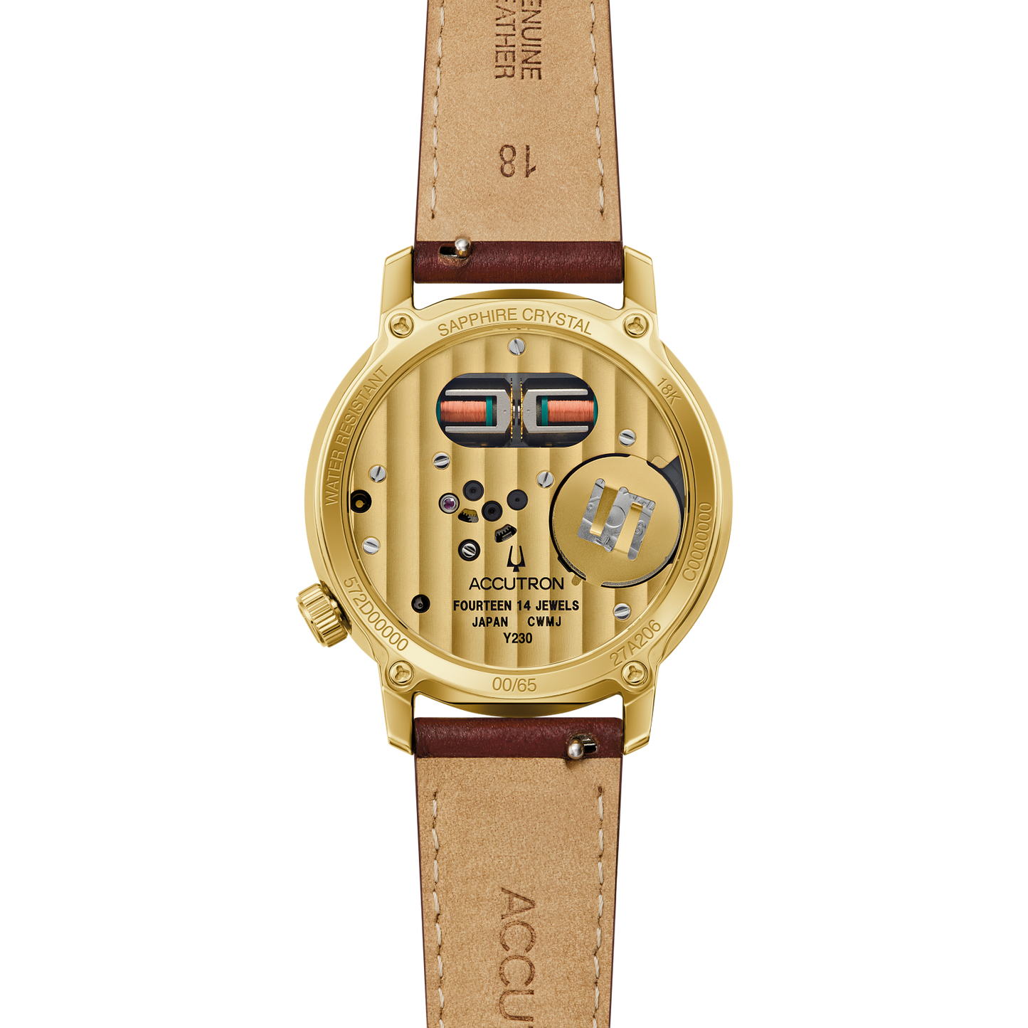 Bulova Accutron 314 Spaceview 18K Goud 27A206 