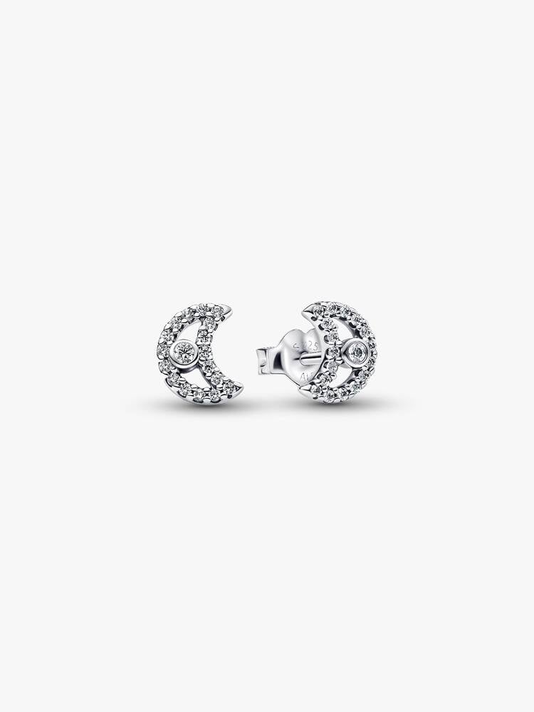 Pandora Oorknoppen Halve Maan met Zirkonia's 294257C01