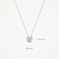 Blush Ketting 14kt Witgoud 3052WZI