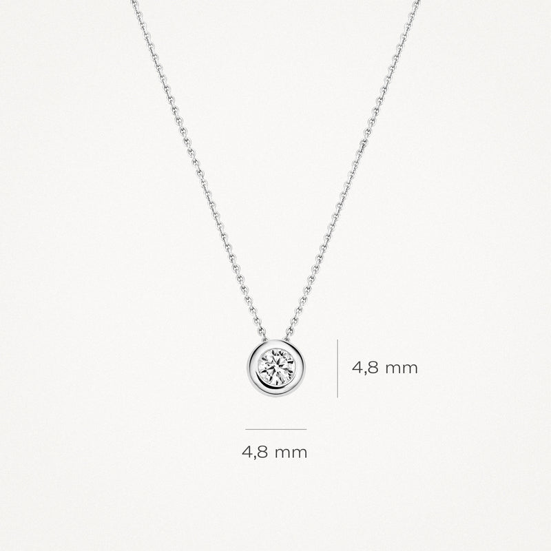 Blush Ketting 14kt Witgoud 3052WZI