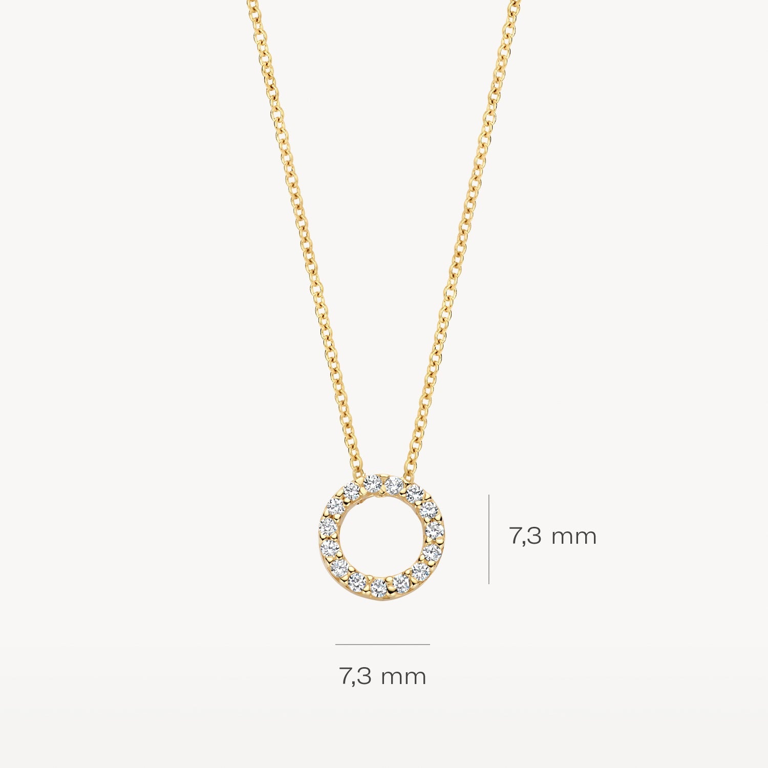 Blush Ketting 14kt Goud 3065YZI