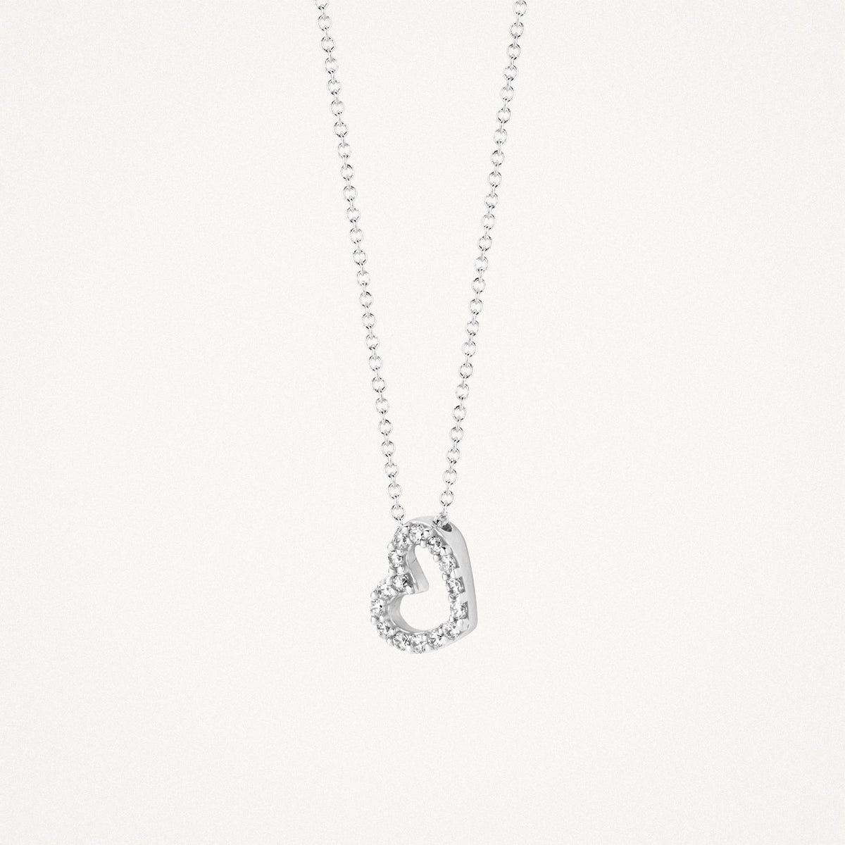 Blush Ketting 14kt Witgoud 3072WZI