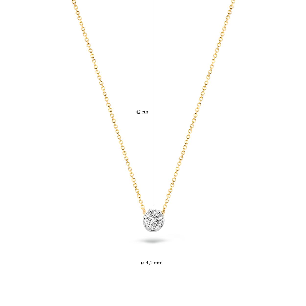 Blush Ketting 14kt Goud 3077BZI