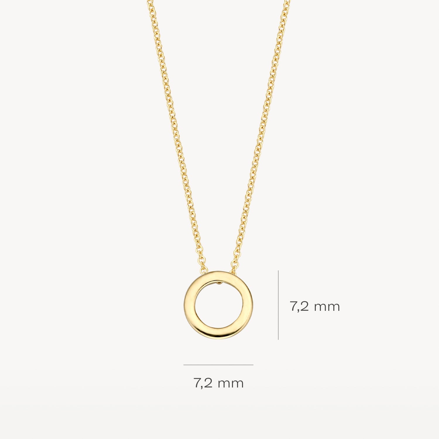 Blush Ketting 14kt Goud 3083YGO