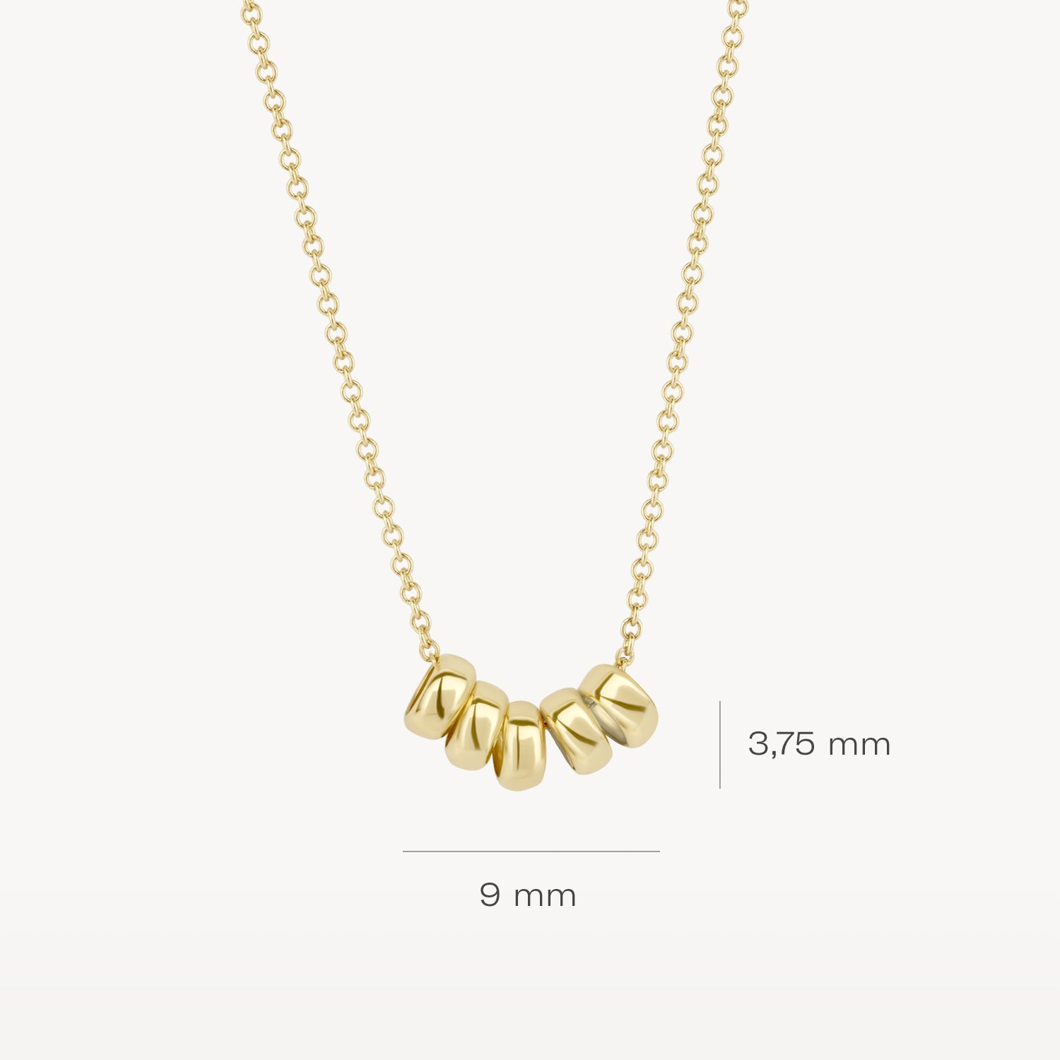 Blush Ketting 14kt Goud 3087YGO