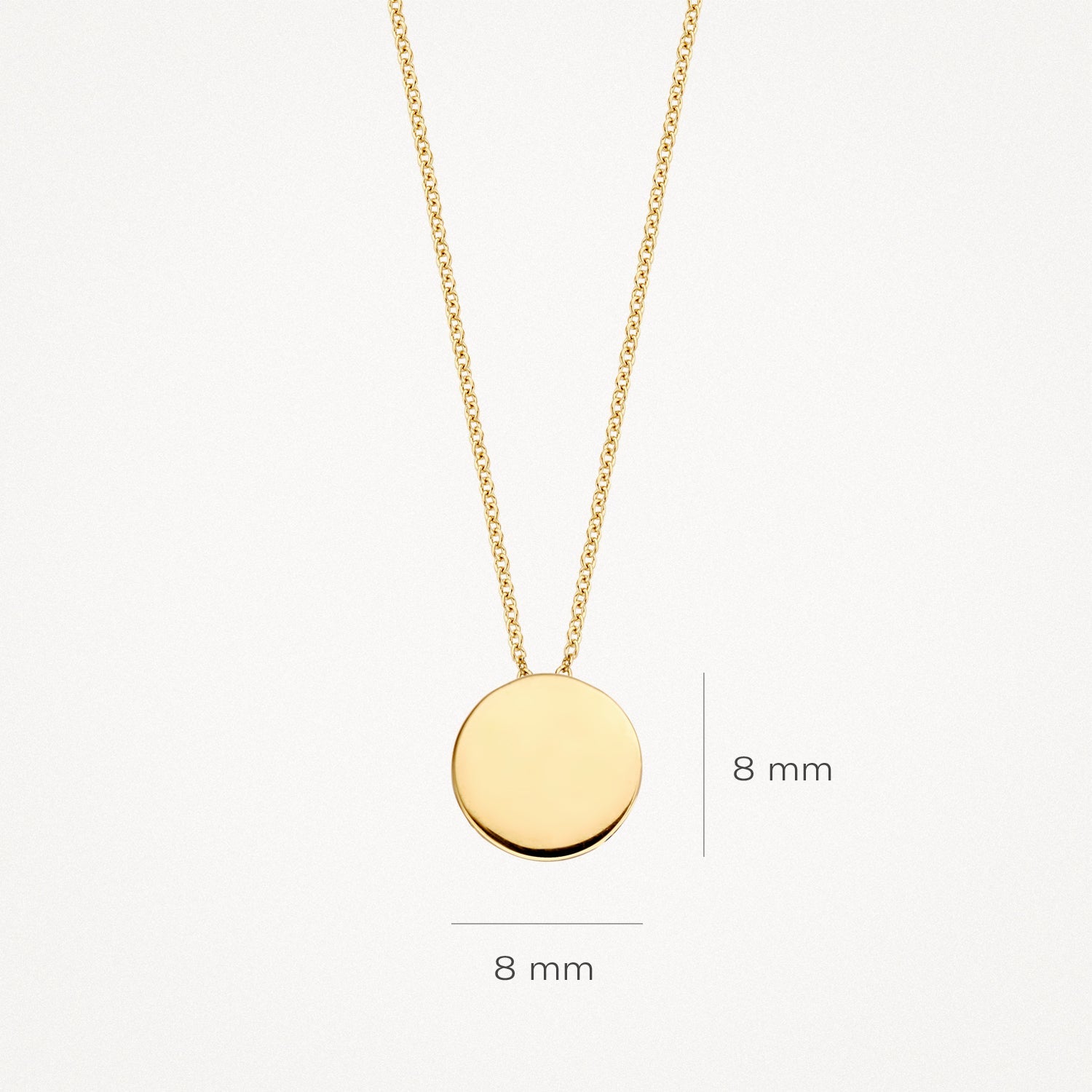 Blush Ketting 14kt Goud 3088YGO