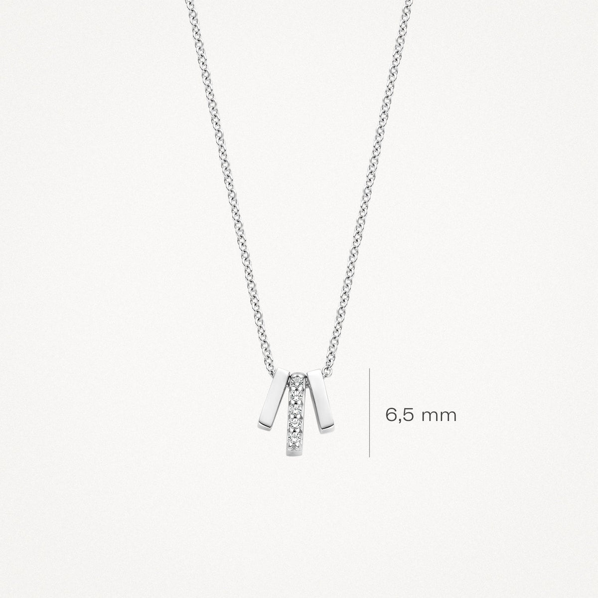 Blush Ketting 14kt Witgoud 3122WZI