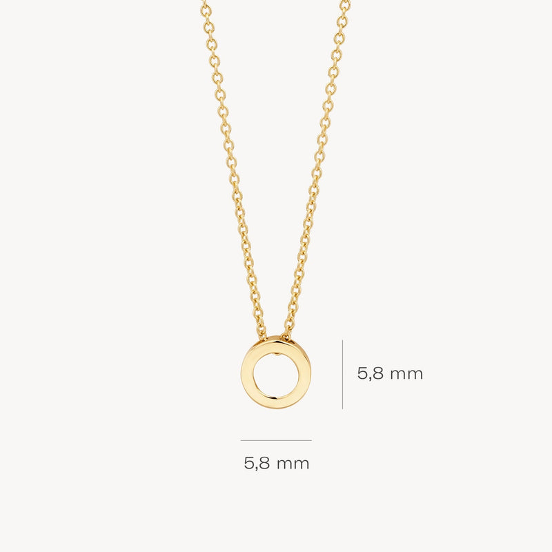 Blush Ketting 14kt Goud 3150YGO