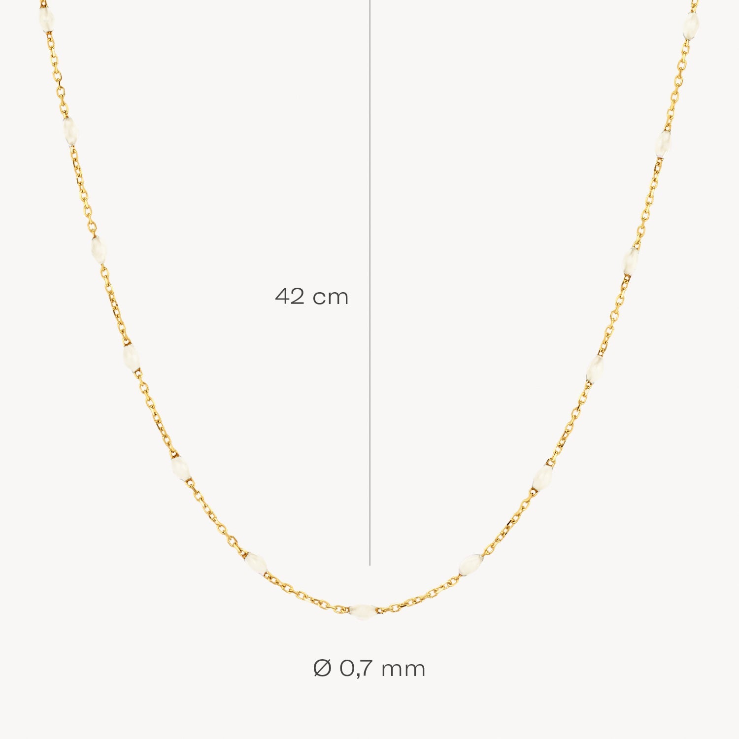 Blush Ketting 14kt Goud 3162YRM