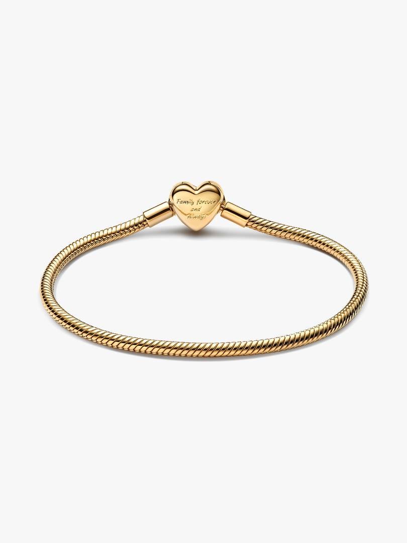 Pandora Sparkling Infinity Heart Clasp-slangenschakelarmband 563758C01-20