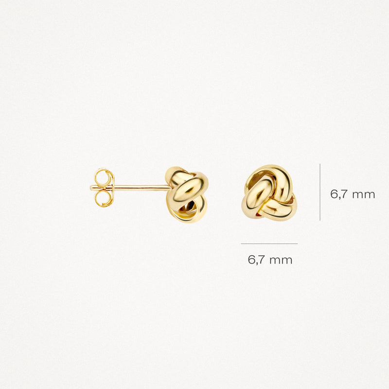 Blush Oorknoppen 14kt Goud 7157YGO