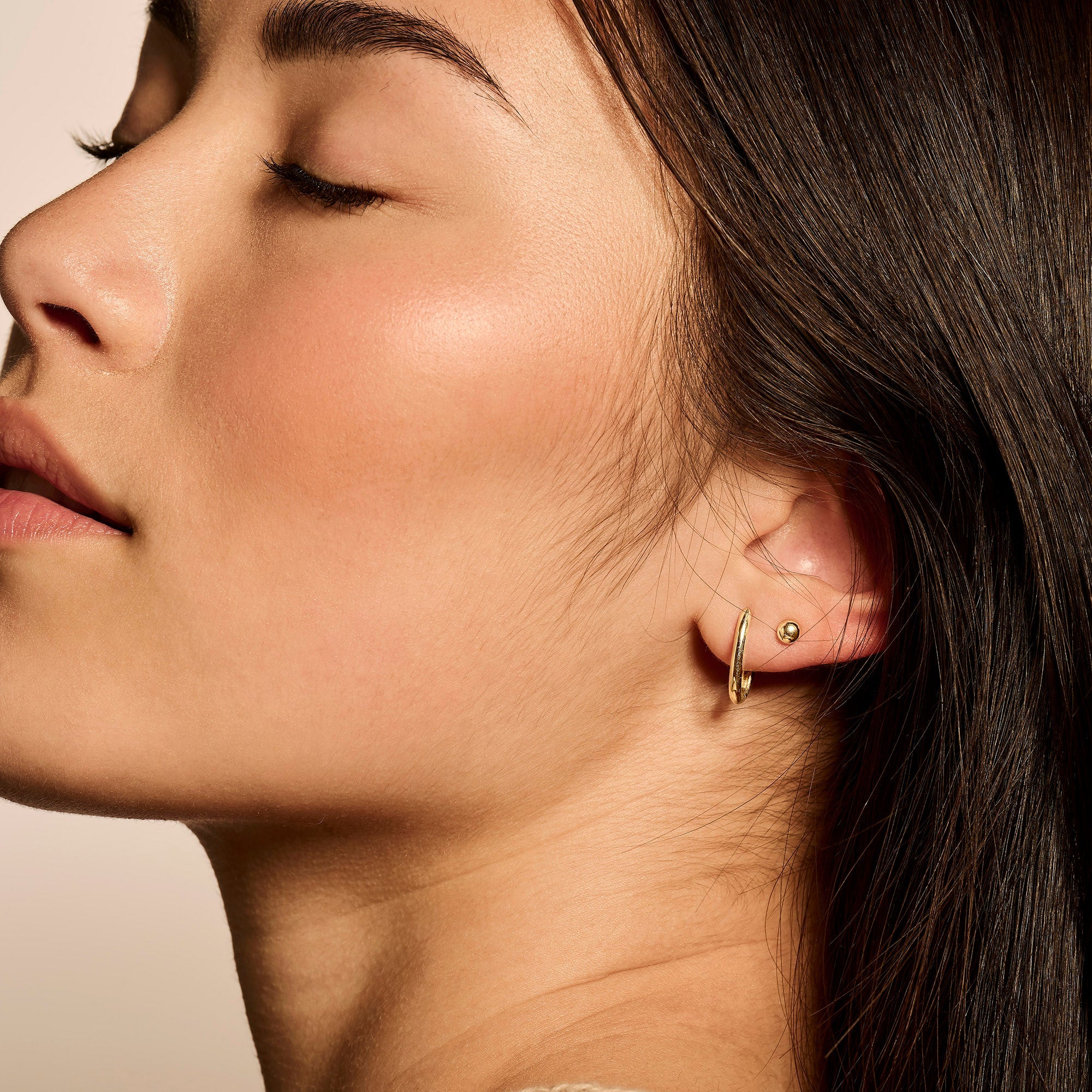 Blush Oorringen 14kt Goud 7218YGO