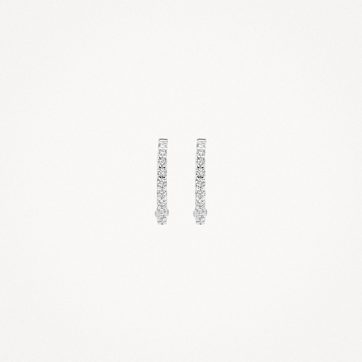 Blush Oorringen 14kt Witgoud 7269WZI