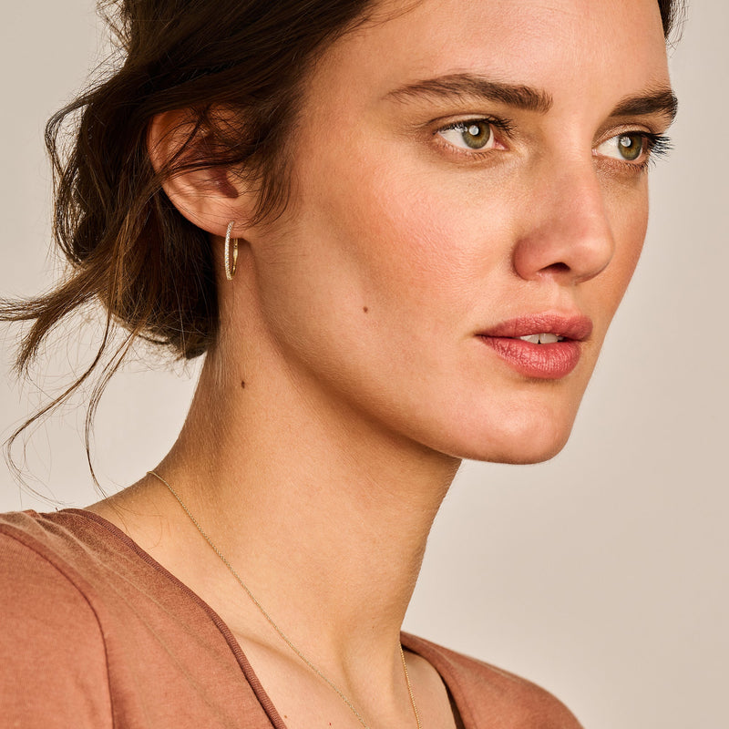 Blush Oorringen 14kt Goud 7306YZI