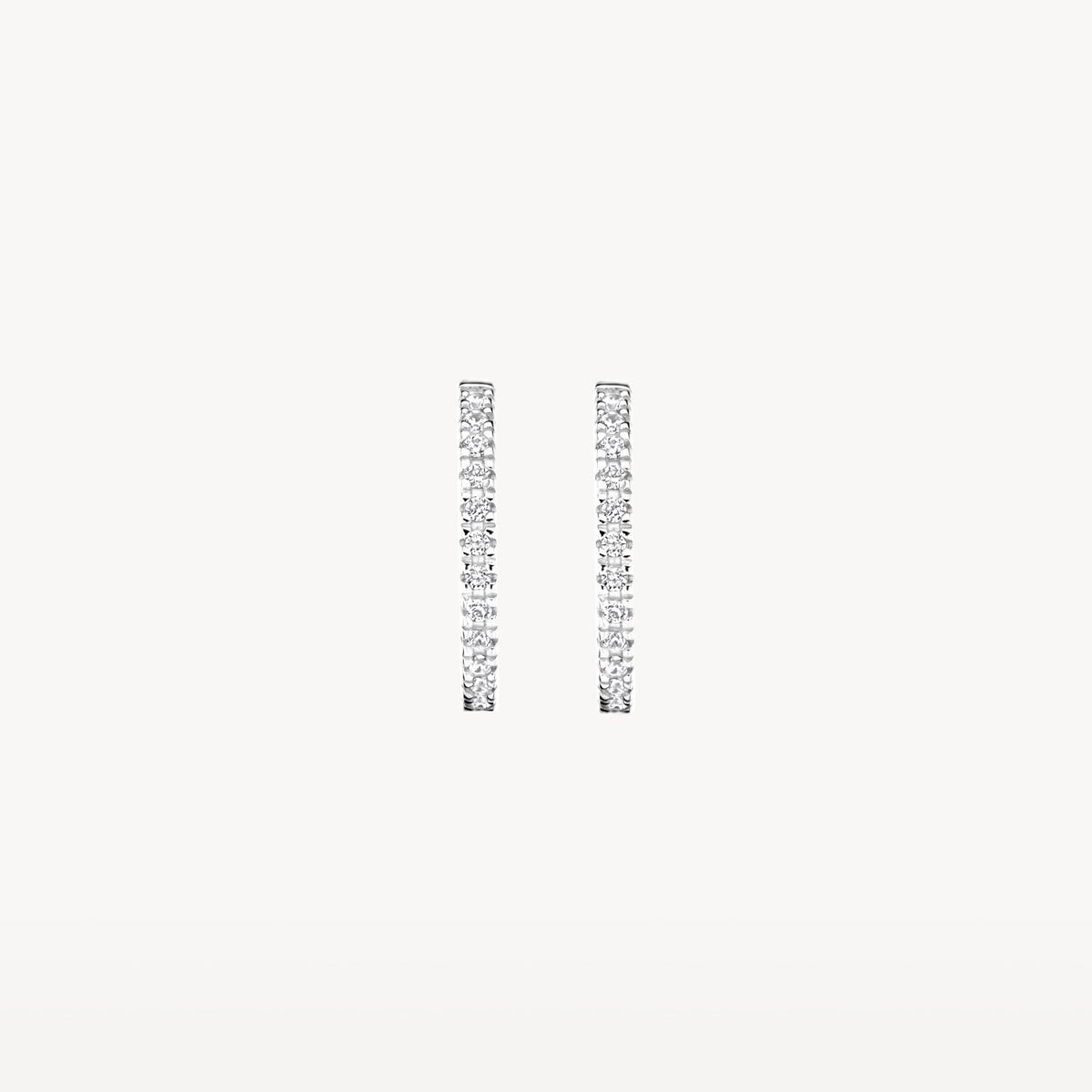 Blush Oorringen 14kt Witgoud 7309WZI