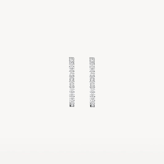 Blush Oorringen 14kt Witgoud 7309WZI