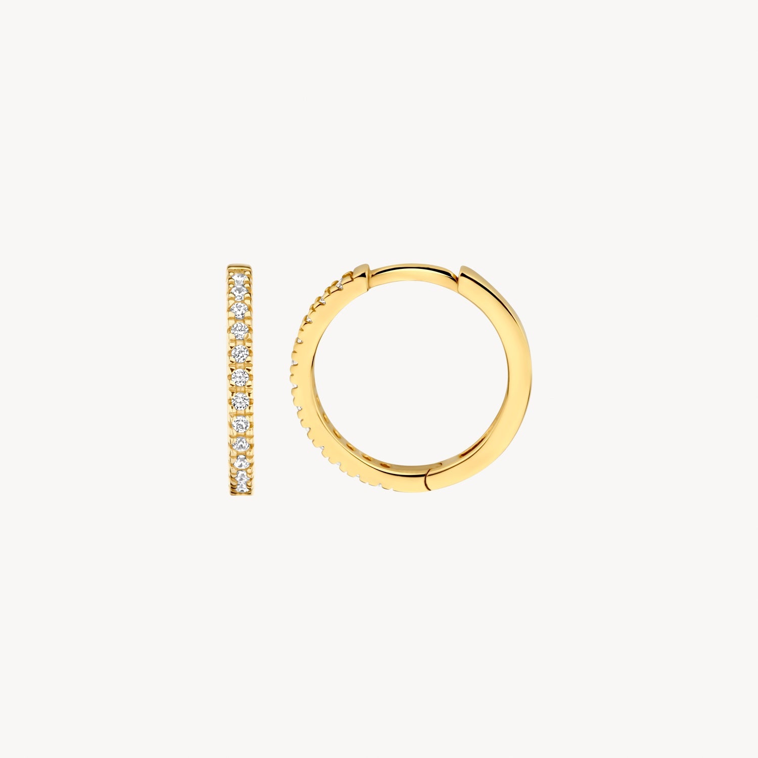 Blush Oorringen 14kt Goud 7309YZI