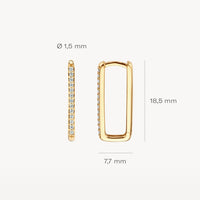 Blush Oorringen 14kt Goud 7343YZI