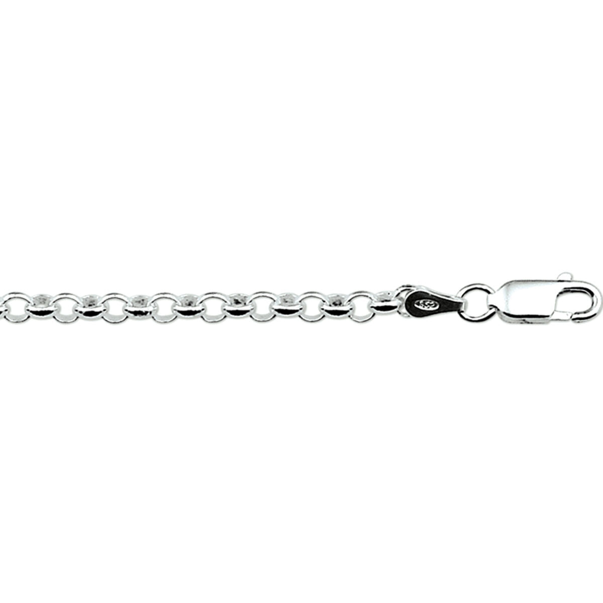 Zilveren Armband Jasseron 3 mm 13 cm 1321787