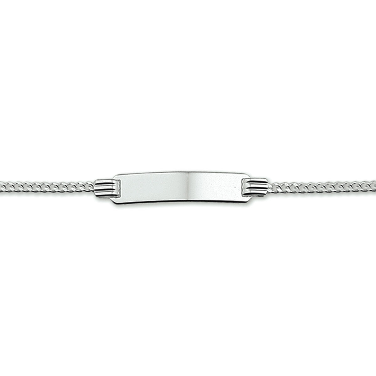 Zilveren Graveerarmband Gourmette Plaat 4,8 mm 1327370
